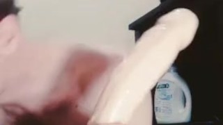 Slutty sissy twink lives showing his skills