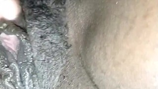 ebony Kasha Links plays with herself for u guys