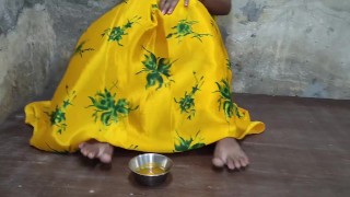 Indian girl sadi haldi video 