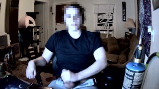 Webcam view of me playing with myself