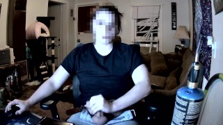 Webcam view of me playing with myself