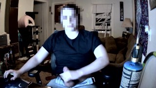 Webcam view of me playing with myself