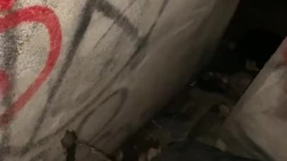 Peeing after curfew at night