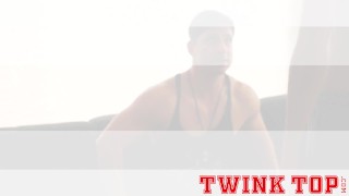TWINK TOP - Cute jock pounds Coach's ass raw to make the team