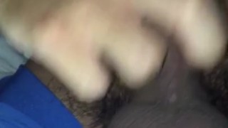 Dude cums full load in underwear 