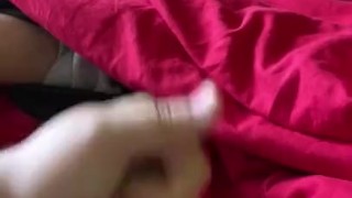 Pleasuring Myself until I cum on my belly