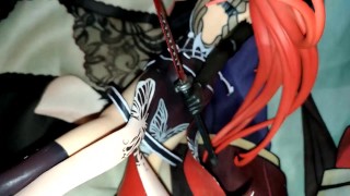 フィギュアぶっかけとキモオタクの舐めまわし&喘ぎ声あり【塵骸魔京イグニス】