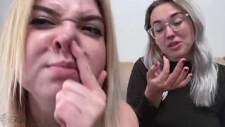 320px x 180px - STEPSISTERS SNOT ROCKET/NOSE PICKING CONTEST KAIIA EVE - Free Porn Videos -  YouPorn