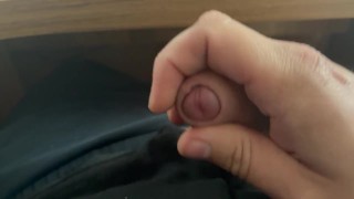 Masturbating while working from home