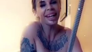 Bath time is fun time.. See more filth on my Onlyfans.