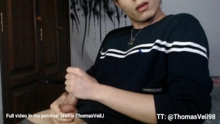 Tattoed teen Guy jerking off for the first time on pornhub sexy cum HD
