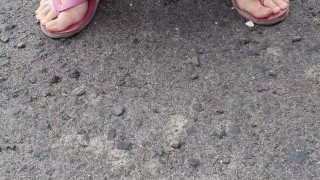 Desperate to piss in the street with people nearby