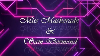 Miss Maskerade - SAFP collab - Looner sex balloon fantasy in full rubber gas mask and latex catsuit