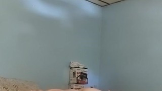 Laying on the bed