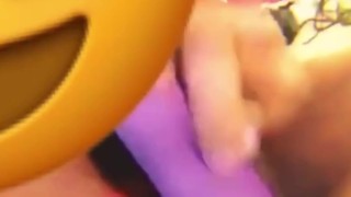 Rubbing my toy on my clit & pussy (teaser)