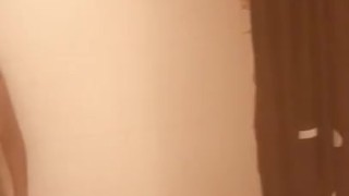 WET EBONY SHOWER STRIP TEASE