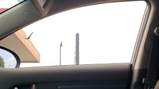 Ginger showing off cock in public 