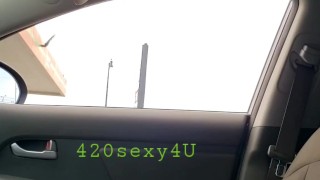 Ginger showing off cock in public 