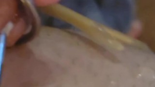 Sounding with cum