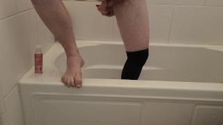 5in Dildo in the shower