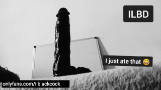 CURIOUS KINKY BOY ENJOYS 11 INCH BBC DILDO - GREEDY BOYHOLE