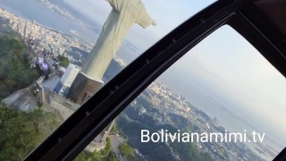 Passeio em helicoptero pelo Rio de Janeiro me masturbando e Provocando ao piloto 😜😈 
