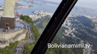 Passeio em helicoptero pelo Rio de Janeiro me masturbando e Provocando ao piloto 😜😈 