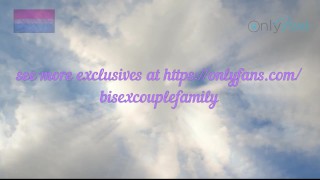 driving and touching my husband's cock