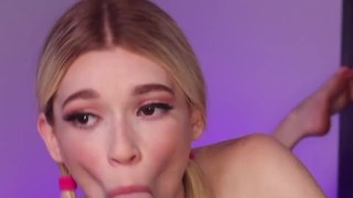 Lil Teener In Pigtails Sucks Johnny Blaster