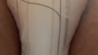 Abdl diaper boy wets his pullups 