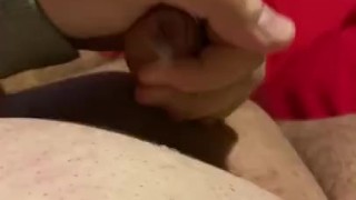 Big cum at the end and lot of moaning 