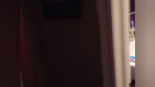 Teasing fans with my dirty holes before my shower
