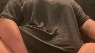 Sexy Mom touches herself. 