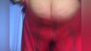 Stripping my pajamas off for random online fan