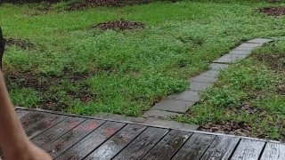 Demons peeing in the rain