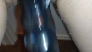 So creamy using my sex machine daddy