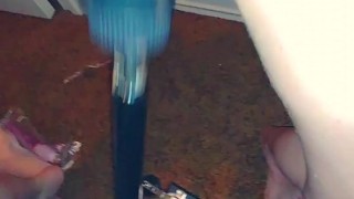 experimenting with settings on sex machine.