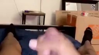 Teen BBC busts a nice load