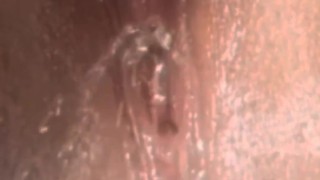 Perfect pussy squirting with multiple orgasms while massaging clit!