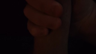 Jerking my thick dick