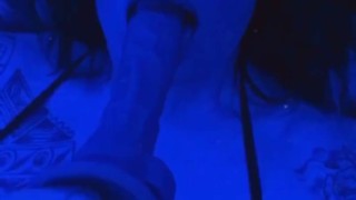 Sissy sucks dildo 