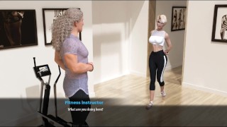 9 - Fashion Business - part 9 - Sex, cum and ass licking in the gym (dubbing)