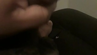 Masterbating while wife is gone 