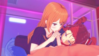 Ajisai no Chiru Koro Ni 3some with anime cosplay [3d hentai uncensored]