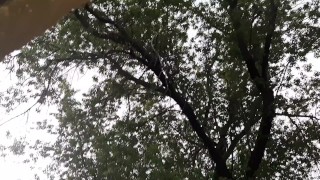 I cum in her mouth to the sound of rain in a public place - lesbian_illusion