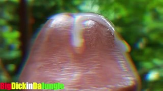 I Slowly Stroke my way to Orgasm till my Dick was filled with Precum and a Huge Cumload Close Up