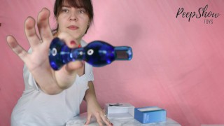 Toy Review - Classy Glass Anal Plug by Chyrstalino, Courtesy of Peepshow Toys!