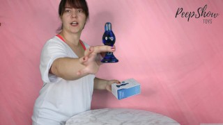 Toy Review - Classy Glass Anal Plug by Chyrstalino, Courtesy of Peepshow Toys!