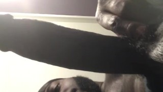 Solo masturbating