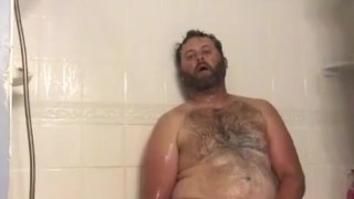 Anal squirt preview in shower 